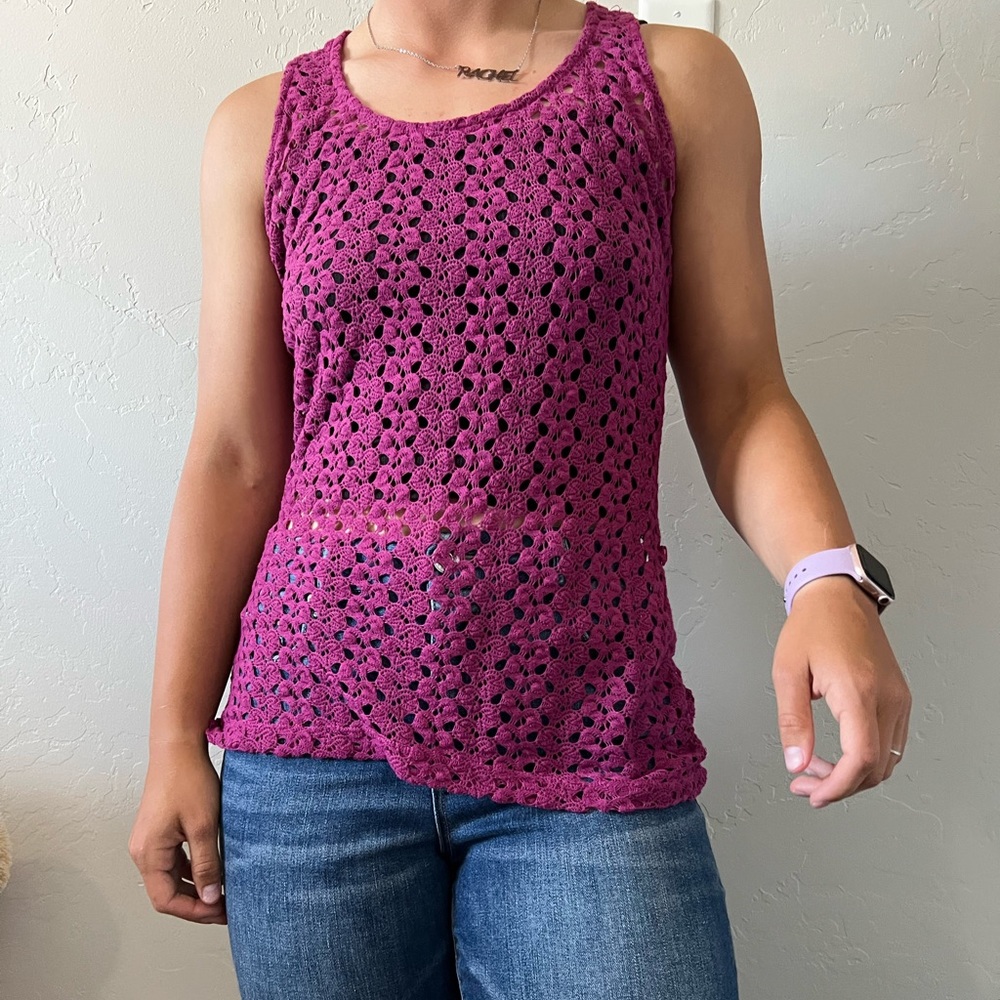 Pretty Rebellious Lace Tank - Picture 3 of 5